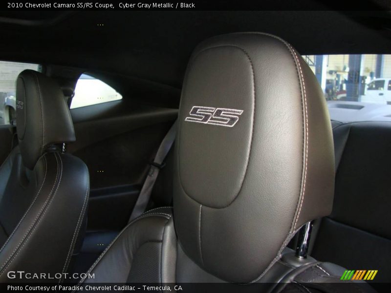 Cyber Gray Metallic / Black 2010 Chevrolet Camaro SS/RS Coupe