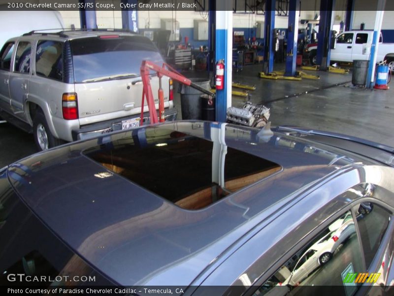 Cyber Gray Metallic / Black 2010 Chevrolet Camaro SS/RS Coupe