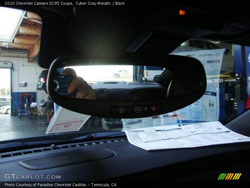 Cyber Gray Metallic / Black 2010 Chevrolet Camaro SS/RS Coupe