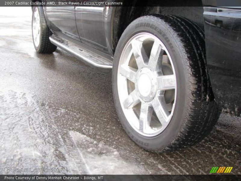 Black Raven / Cocoa/Light Cashmere 2007 Cadillac Escalade AWD