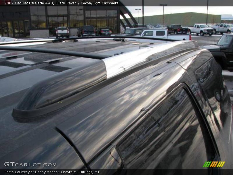 Black Raven / Cocoa/Light Cashmere 2007 Cadillac Escalade AWD