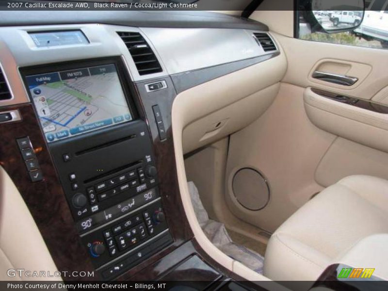 Black Raven / Cocoa/Light Cashmere 2007 Cadillac Escalade AWD