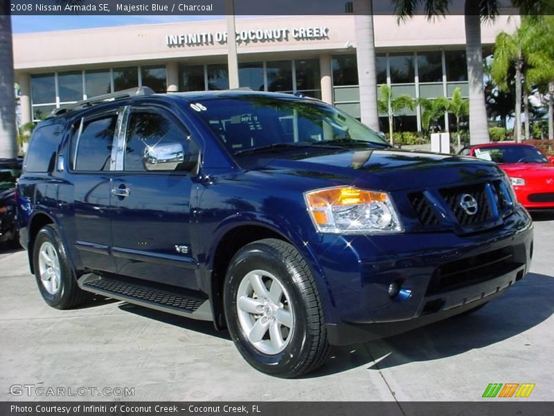 Majestic Blue / Charcoal 2008 Nissan Armada SE