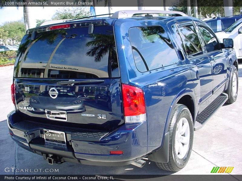 Majestic Blue / Charcoal 2008 Nissan Armada SE
