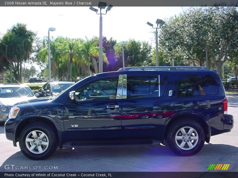 Majestic Blue / Charcoal 2008 Nissan Armada SE