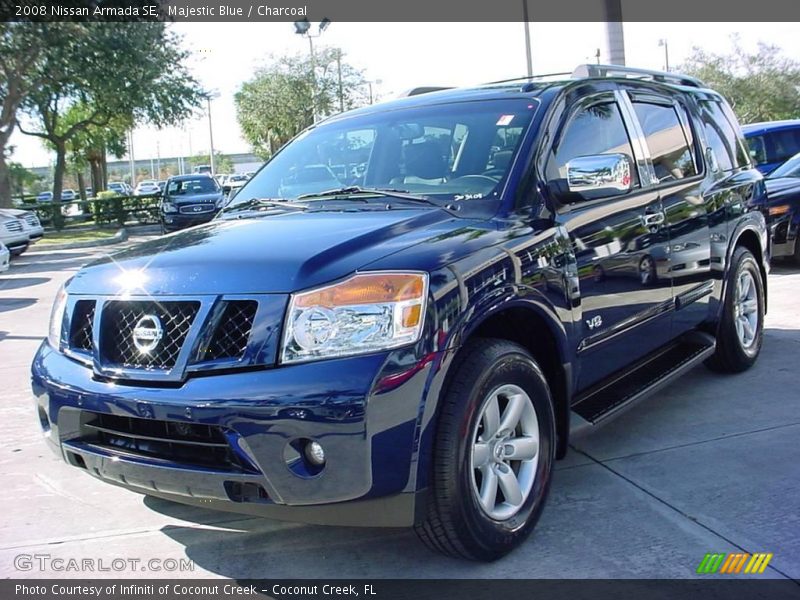 Majestic Blue / Charcoal 2008 Nissan Armada SE