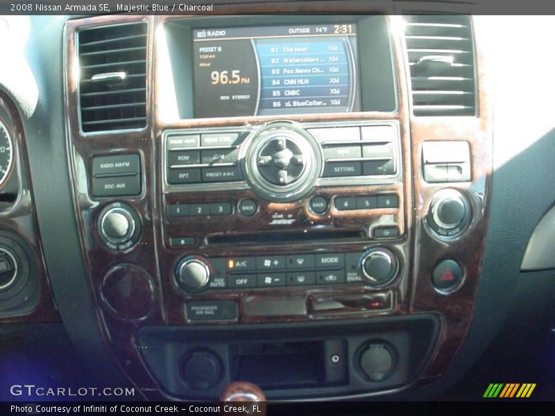 Majestic Blue / Charcoal 2008 Nissan Armada SE