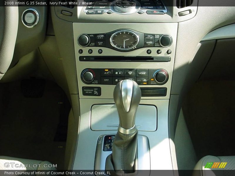 Ivory Pearl White / Wheat 2008 Infiniti G 35 Sedan