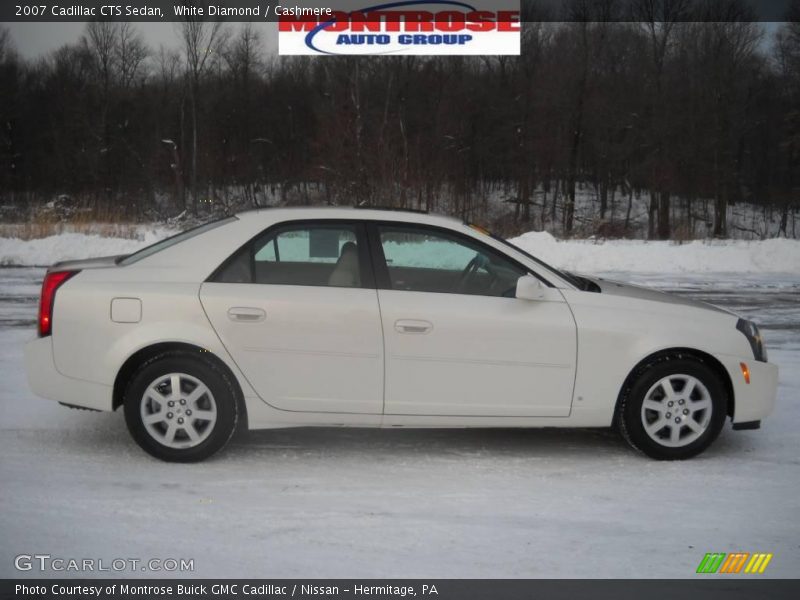 White Diamond / Cashmere 2007 Cadillac CTS Sedan