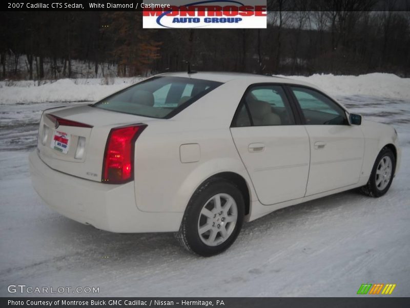 White Diamond / Cashmere 2007 Cadillac CTS Sedan