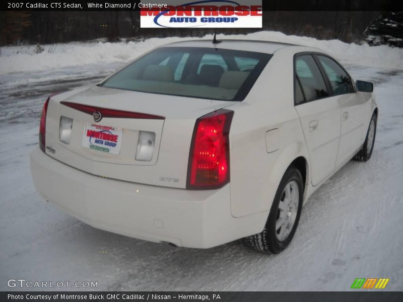 White Diamond / Cashmere 2007 Cadillac CTS Sedan