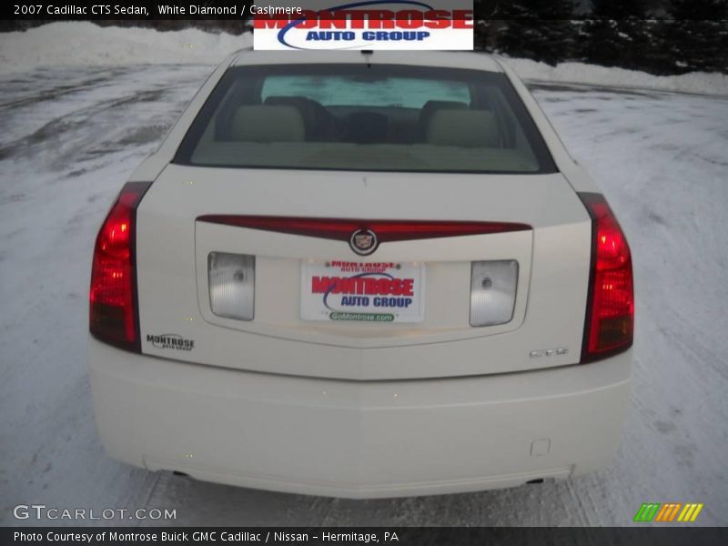 White Diamond / Cashmere 2007 Cadillac CTS Sedan