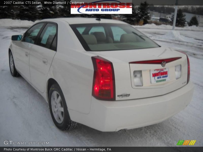 White Diamond / Cashmere 2007 Cadillac CTS Sedan