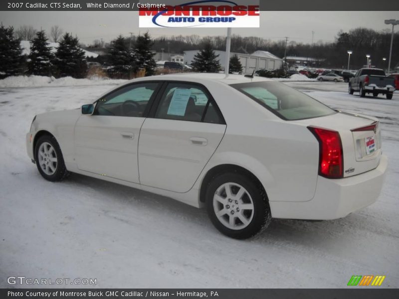 White Diamond / Cashmere 2007 Cadillac CTS Sedan