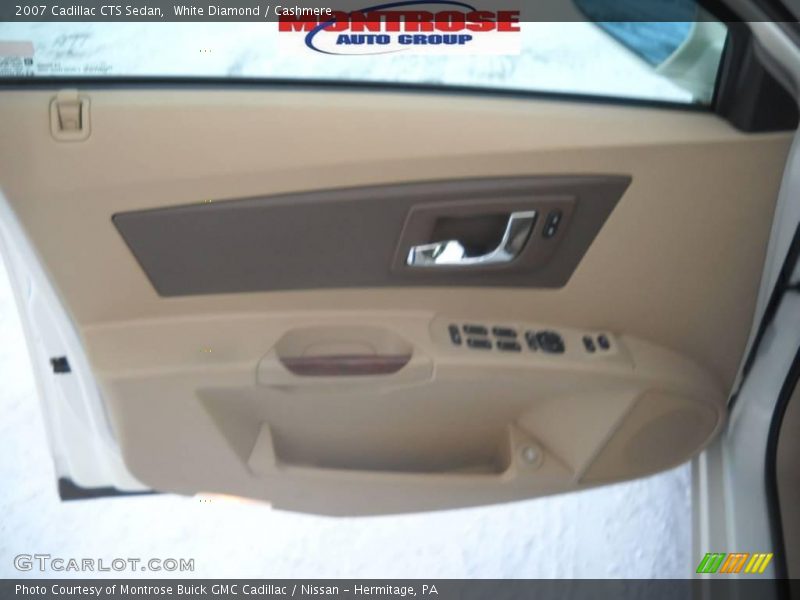 White Diamond / Cashmere 2007 Cadillac CTS Sedan