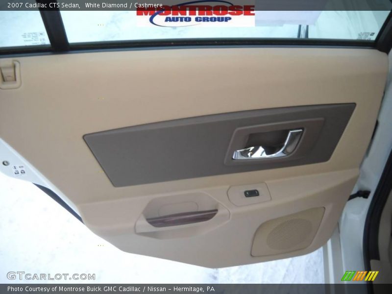 White Diamond / Cashmere 2007 Cadillac CTS Sedan