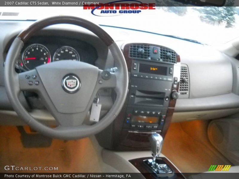 White Diamond / Cashmere 2007 Cadillac CTS Sedan