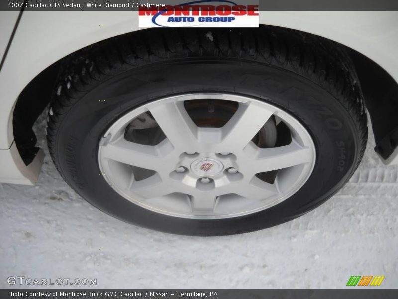 White Diamond / Cashmere 2007 Cadillac CTS Sedan
