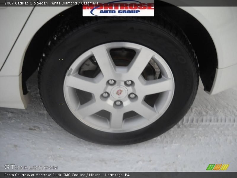 White Diamond / Cashmere 2007 Cadillac CTS Sedan