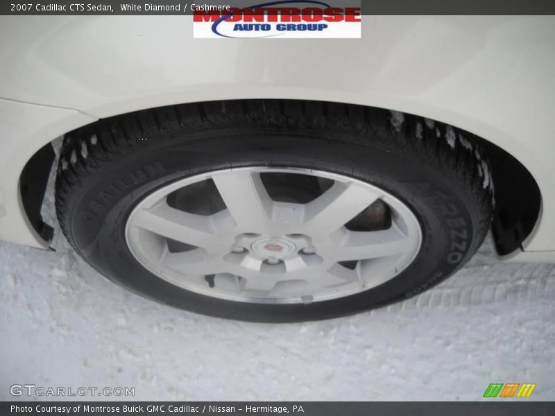 White Diamond / Cashmere 2007 Cadillac CTS Sedan