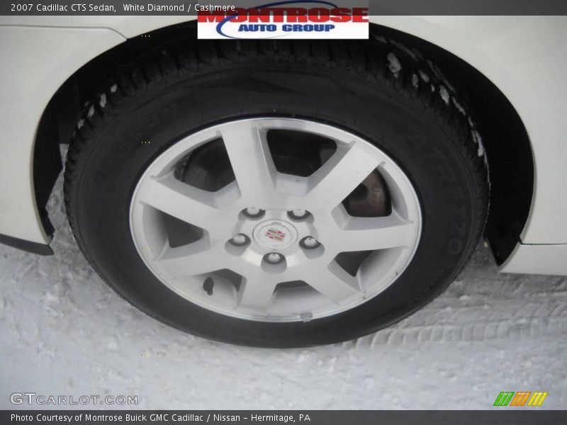 White Diamond / Cashmere 2007 Cadillac CTS Sedan