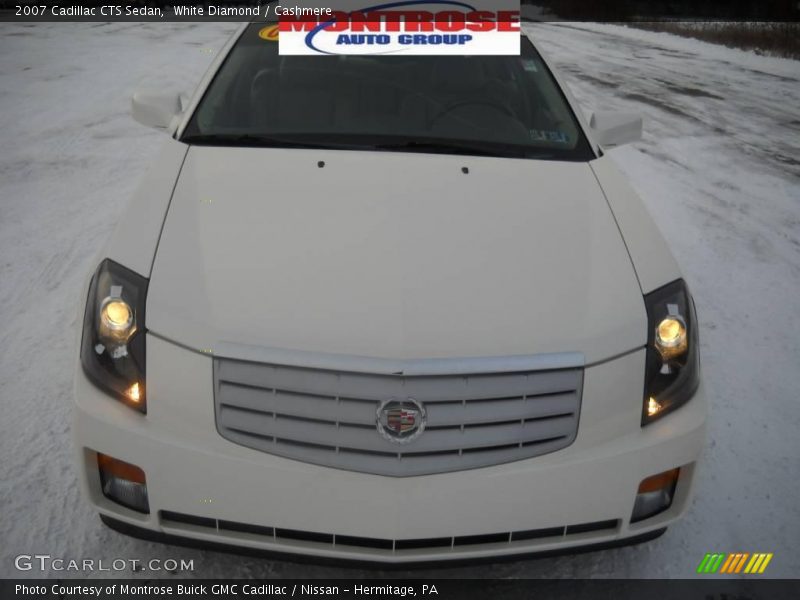 White Diamond / Cashmere 2007 Cadillac CTS Sedan