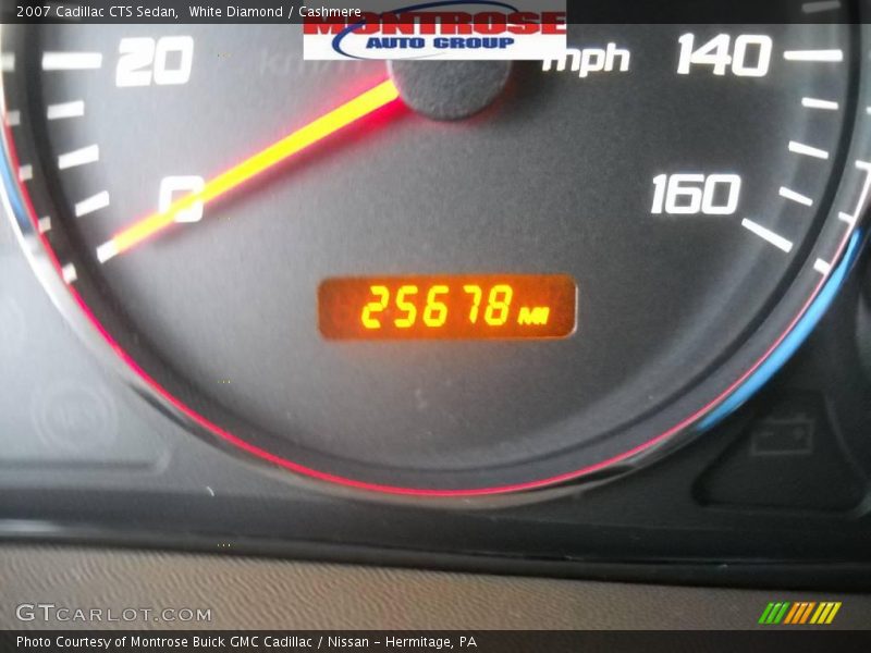 White Diamond / Cashmere 2007 Cadillac CTS Sedan