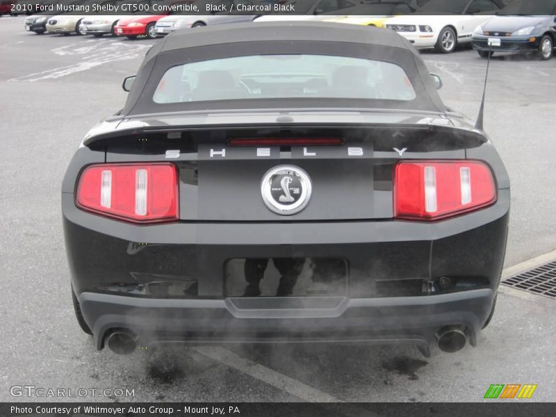 Black / Charcoal Black 2010 Ford Mustang Shelby GT500 Convertible