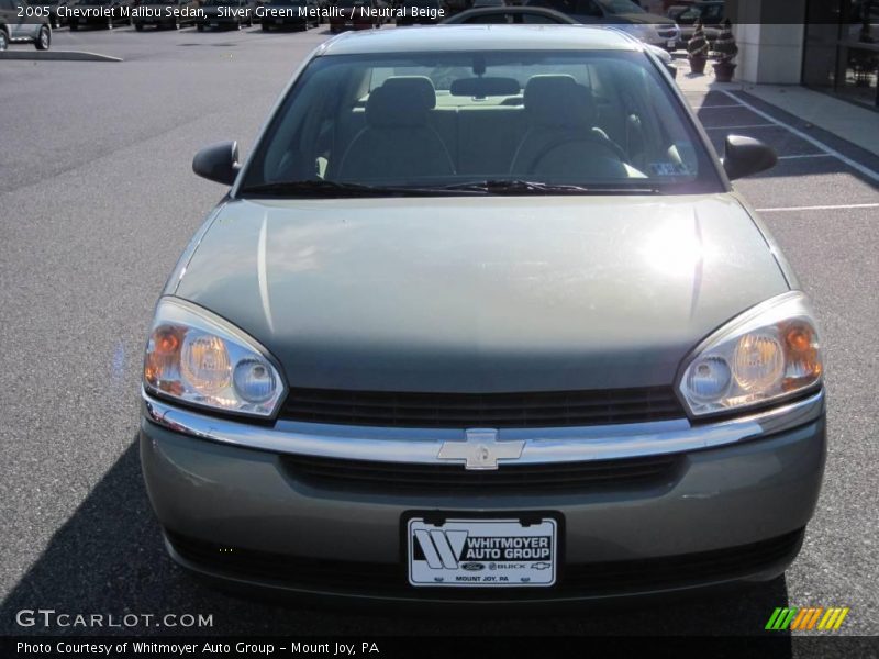 Silver Green Metallic / Neutral Beige 2005 Chevrolet Malibu Sedan