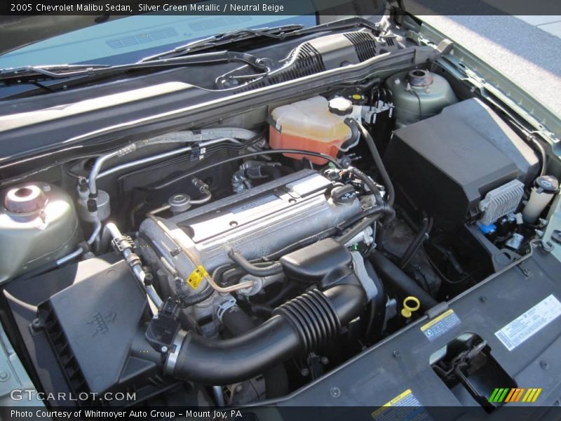 Silver Green Metallic / Neutral Beige 2005 Chevrolet Malibu Sedan