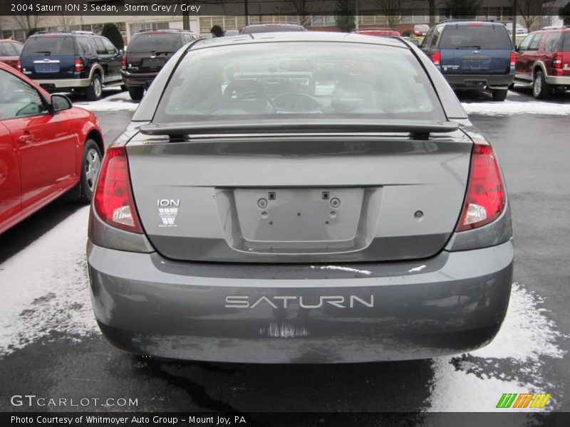 Storm Grey / Grey 2004 Saturn ION 3 Sedan