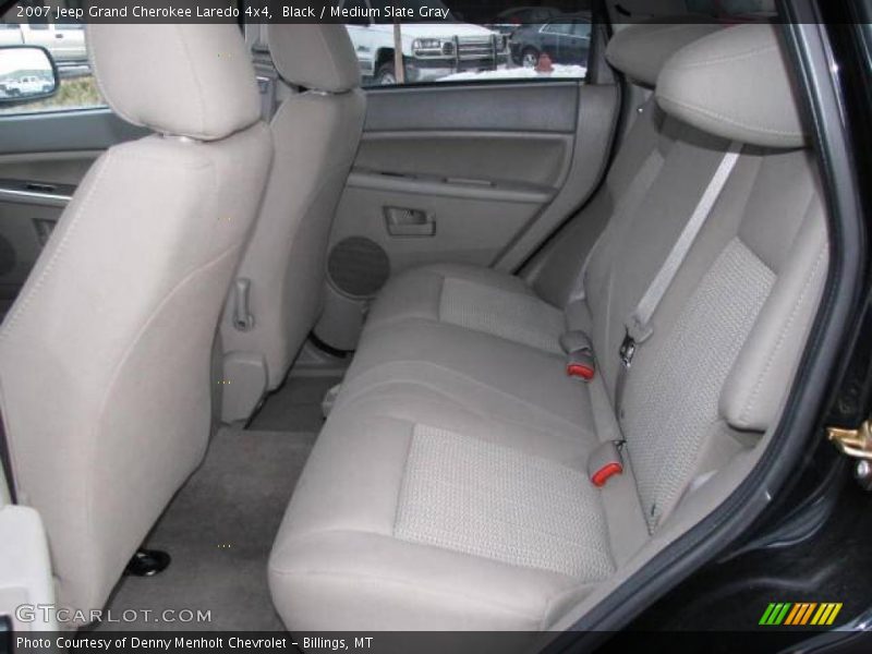 Black / Medium Slate Gray 2007 Jeep Grand Cherokee Laredo 4x4