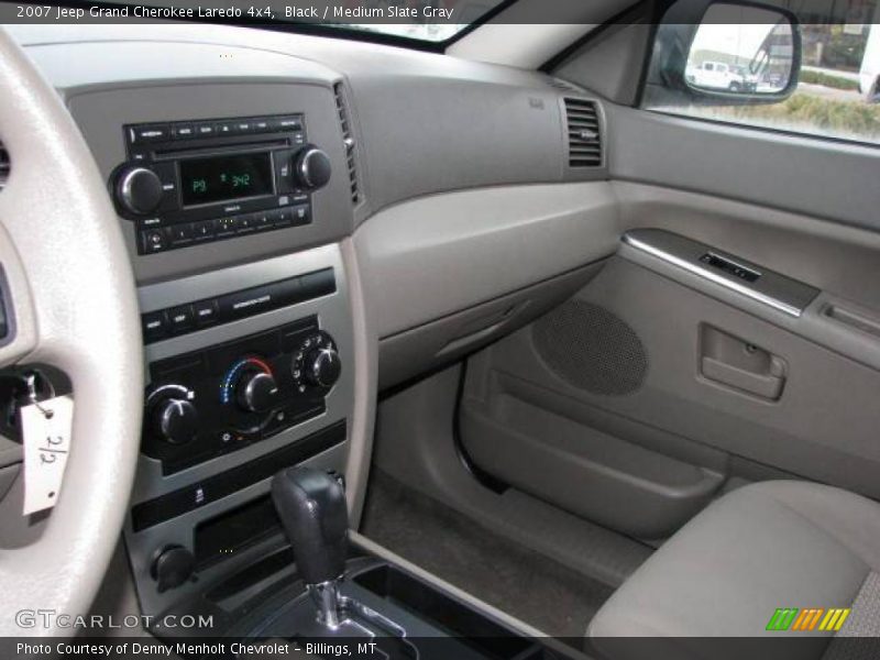 Black / Medium Slate Gray 2007 Jeep Grand Cherokee Laredo 4x4