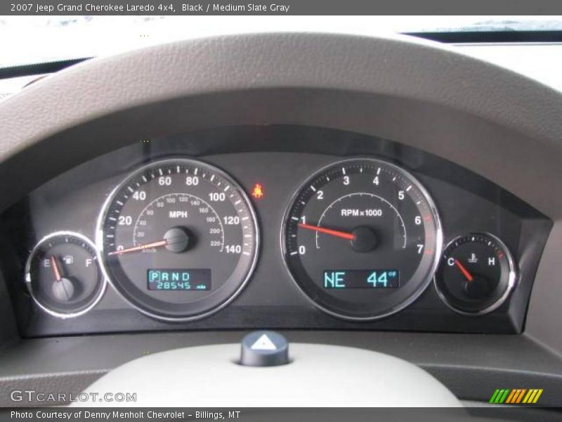 Black / Medium Slate Gray 2007 Jeep Grand Cherokee Laredo 4x4