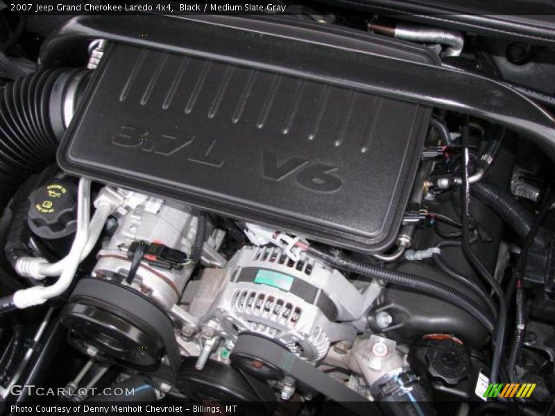 Black / Medium Slate Gray 2007 Jeep Grand Cherokee Laredo 4x4