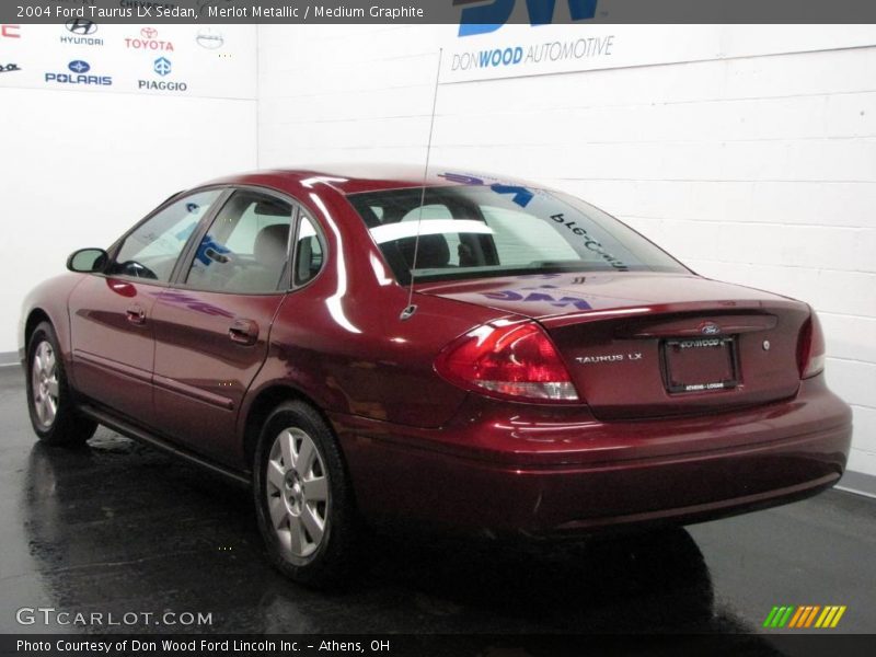 Merlot Metallic / Medium Graphite 2004 Ford Taurus LX Sedan