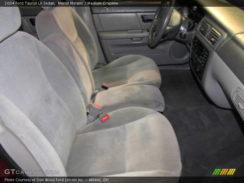 Merlot Metallic / Medium Graphite 2004 Ford Taurus LX Sedan