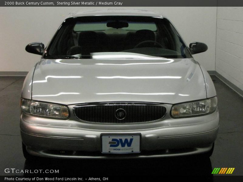 Sterling Silver Metallic / Medium Gray 2000 Buick Century Custom
