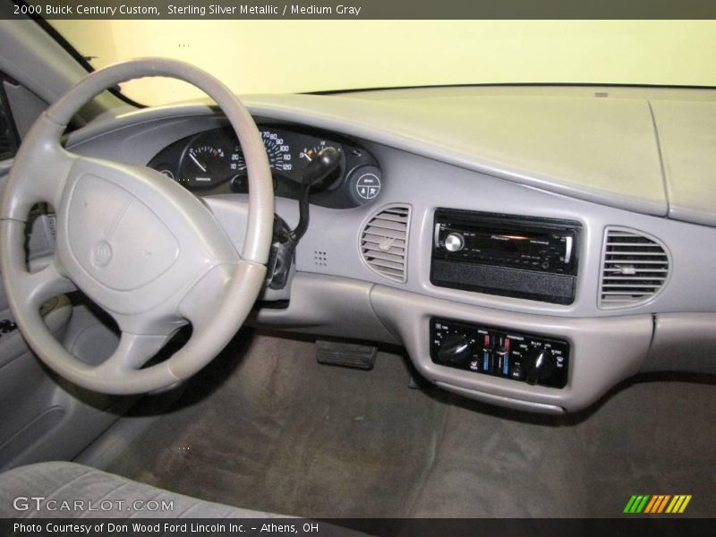 Sterling Silver Metallic / Medium Gray 2000 Buick Century Custom