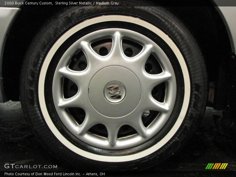 Sterling Silver Metallic / Medium Gray 2000 Buick Century Custom