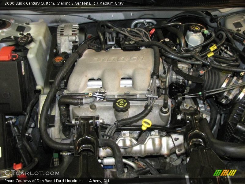 Sterling Silver Metallic / Medium Gray 2000 Buick Century Custom