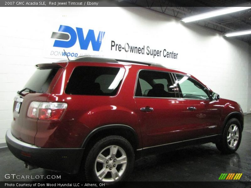 Red Jewel Tintcoat / Ebony 2007 GMC Acadia SLE