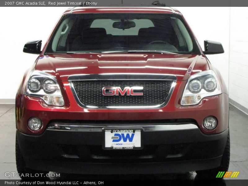 Red Jewel Tintcoat / Ebony 2007 GMC Acadia SLE