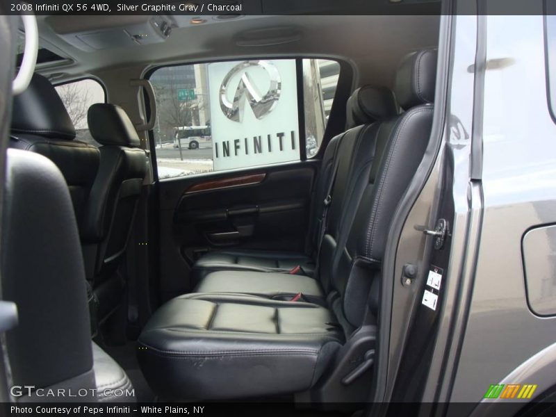 Silver Graphite Gray / Charcoal 2008 Infiniti QX 56 4WD