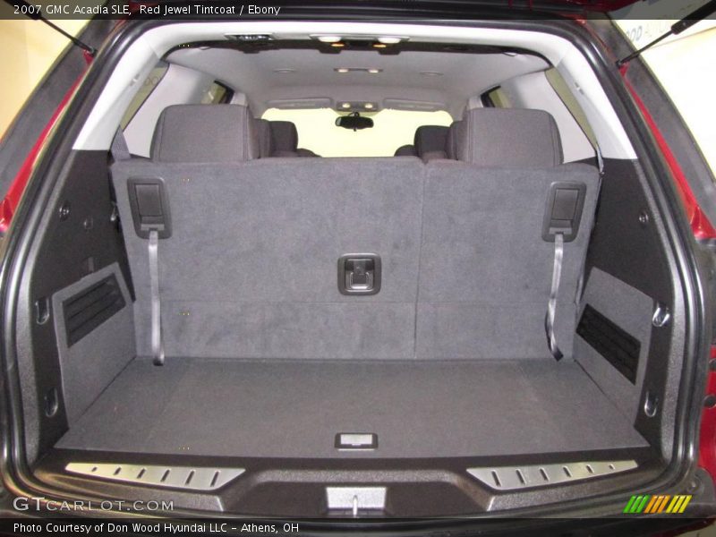 Red Jewel Tintcoat / Ebony 2007 GMC Acadia SLE