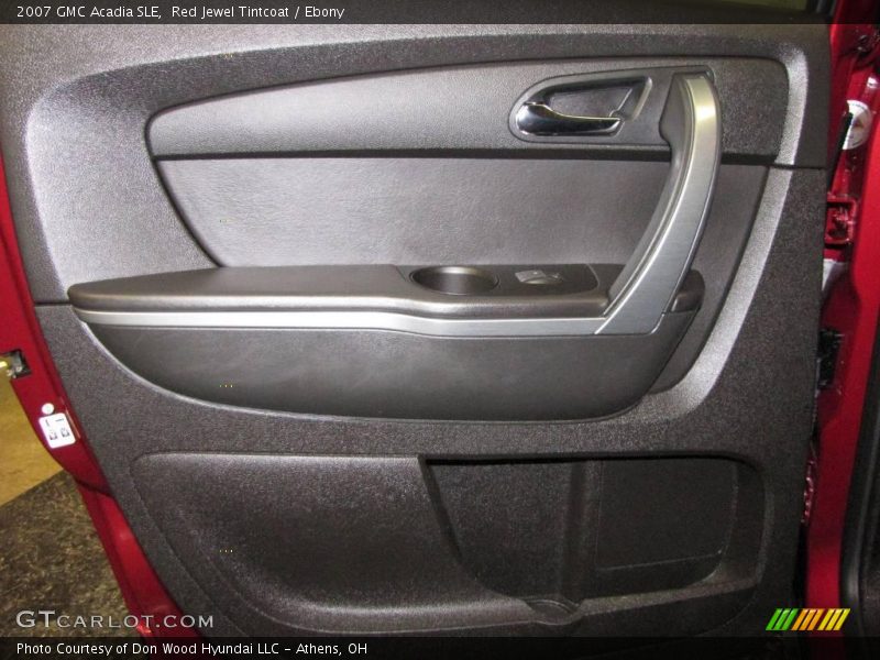 Red Jewel Tintcoat / Ebony 2007 GMC Acadia SLE