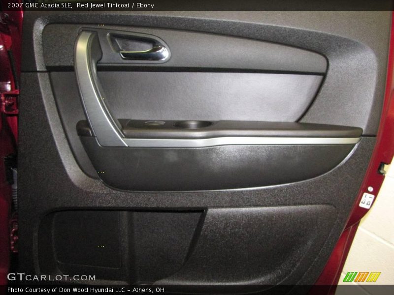 Red Jewel Tintcoat / Ebony 2007 GMC Acadia SLE