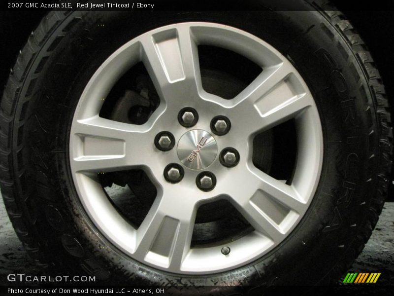 Red Jewel Tintcoat / Ebony 2007 GMC Acadia SLE