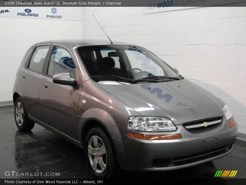 Medium Gray Metallic / Charcoal 2008 Chevrolet Aveo Aveo5 LS