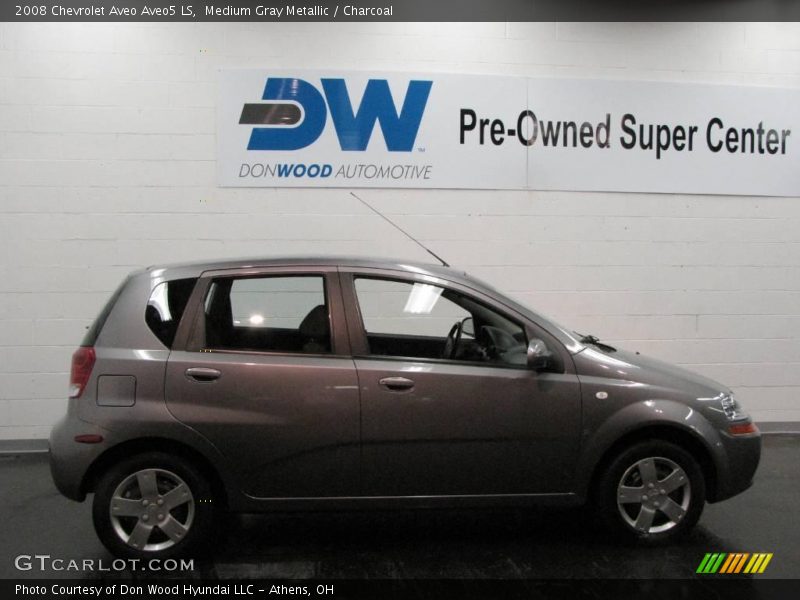 Medium Gray Metallic / Charcoal 2008 Chevrolet Aveo Aveo5 LS
